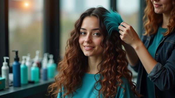 Obtenez des cheveux vibrant de magie grâce à la coloration bleu turquoise